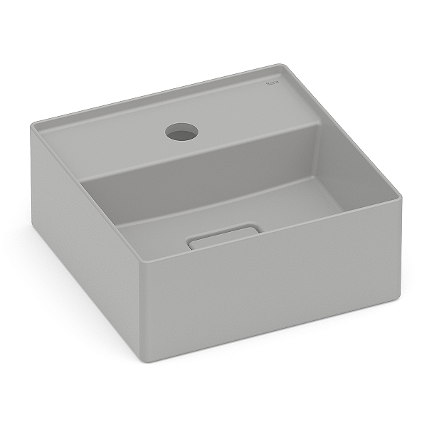 Cuba de Apoio com Mesa Roca Terra 30 x 30 cm T7 - Branco Fosco