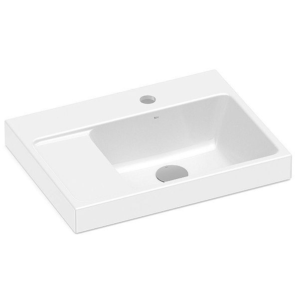 Cuba de Sobrepor com Mesa Roca Optica L50 50 x 38 cm - Branco
