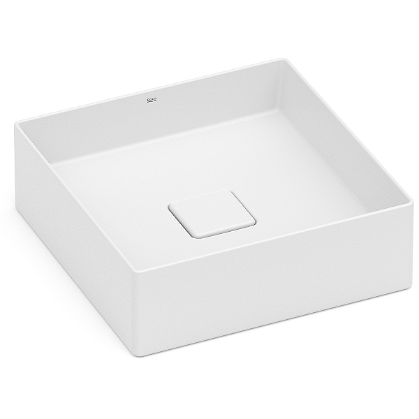 Cuba de Apoio Roca Terra 35 x 35 cm T4 - Branco Fosco