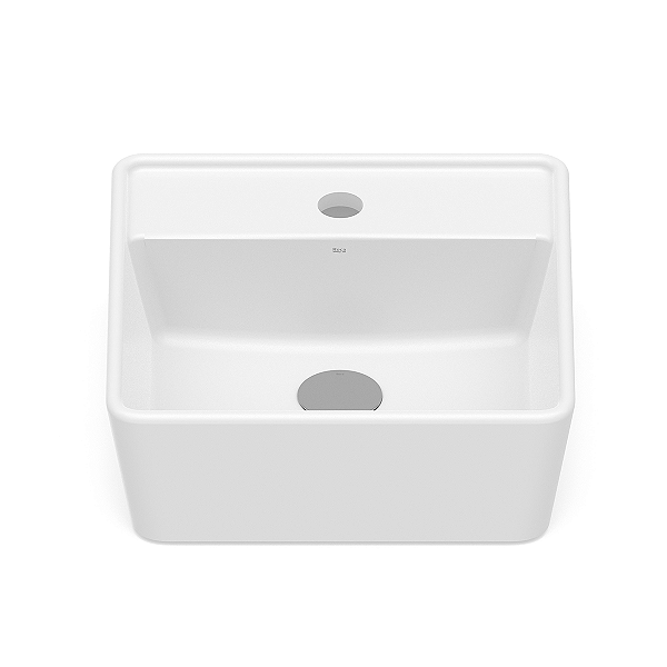 Cuba de Apoio com Mesa Roca Optica 35 x 35 cm CQ35 - Branco Fosco