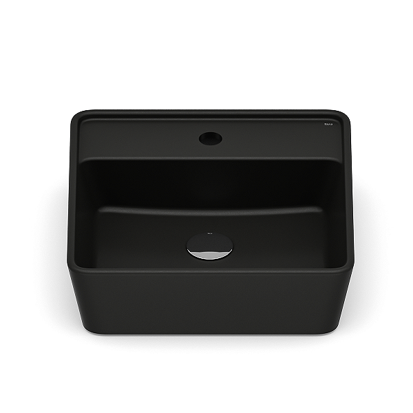 Cuba de Apoio com Mesa Roca Optica 42 x 42 cm CQ42 - Preto Fosco