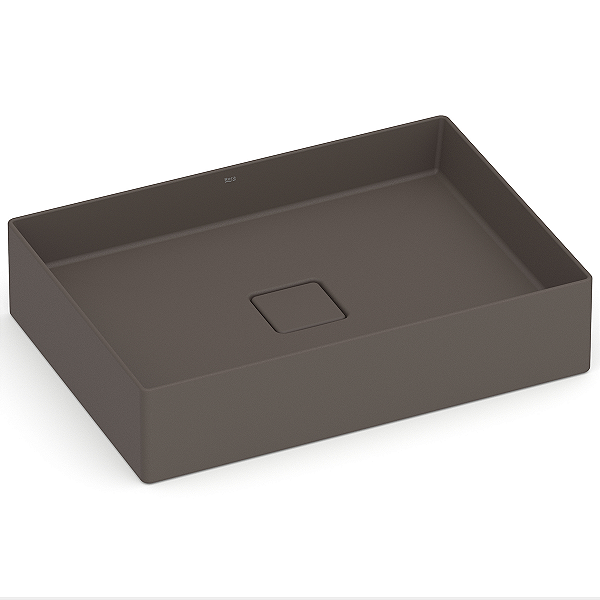 Cuba de Apoio Roca Terra 51 x 36 cm T6 - Marrom Café