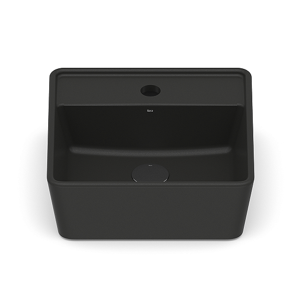 Cuba de Apoio com Mesa Roca Optica 35 x 35 cm CQ35 - Cinza Escuro