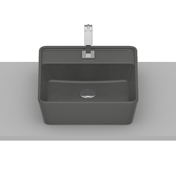 Cuba de Apoio com Mesa Roca Optica 42 x 42 cm CQ42 - Grafite