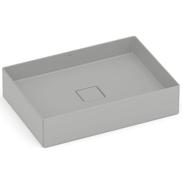 Cuba de Apoio Roca Terra 51 x 36 cm T6 - Cinza Claro