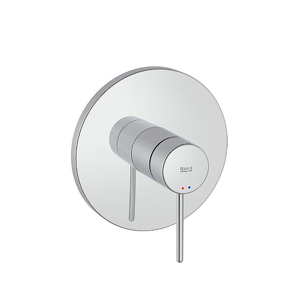 Acabamento Monocomando p/ Chuveiro ou Banheira sem Desviador Roca Nu - Cromado