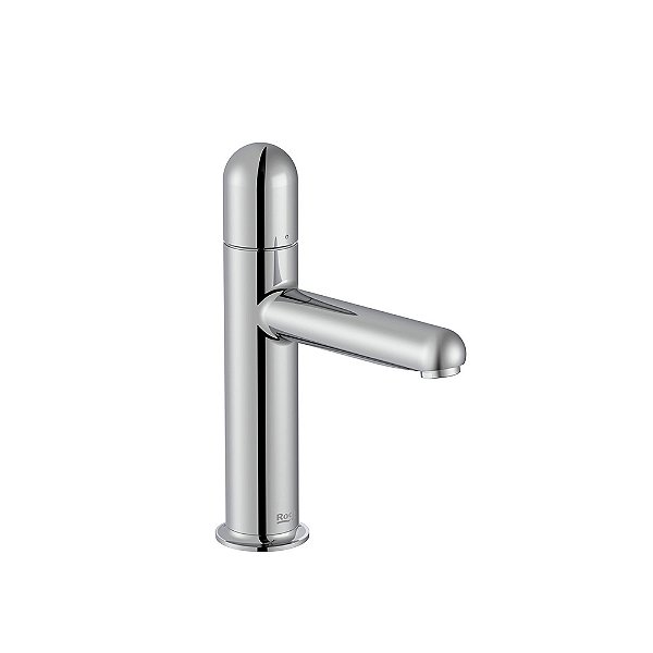 Torneira Monocomando Banheiro Bancada Bica Baixa Roca Nu Dome - Cromado