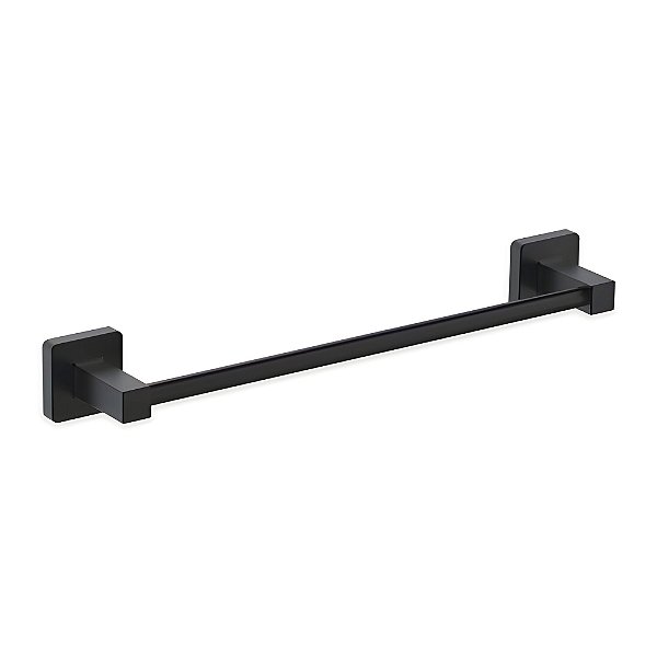 Porta Toalha Rosto Omega Premium Preto Fosco