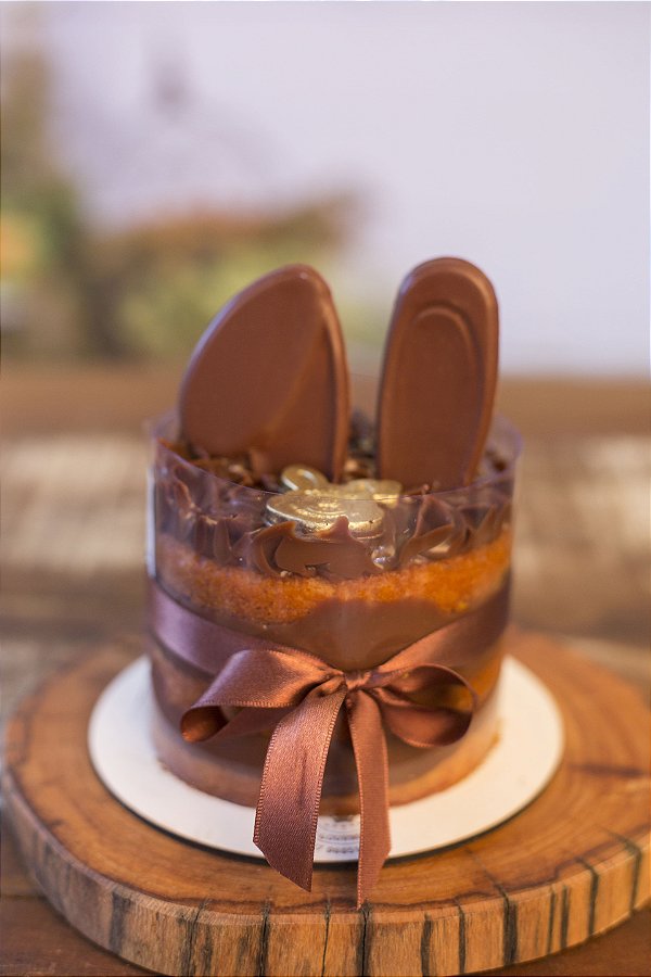 Mini Bolo de cenoura recheado 15cm