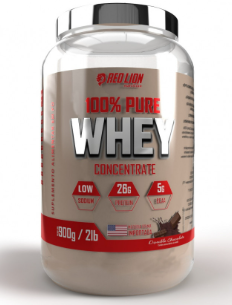 RED LION SUPLEMENTOS - 100% PURE WHEY RED LION 900G