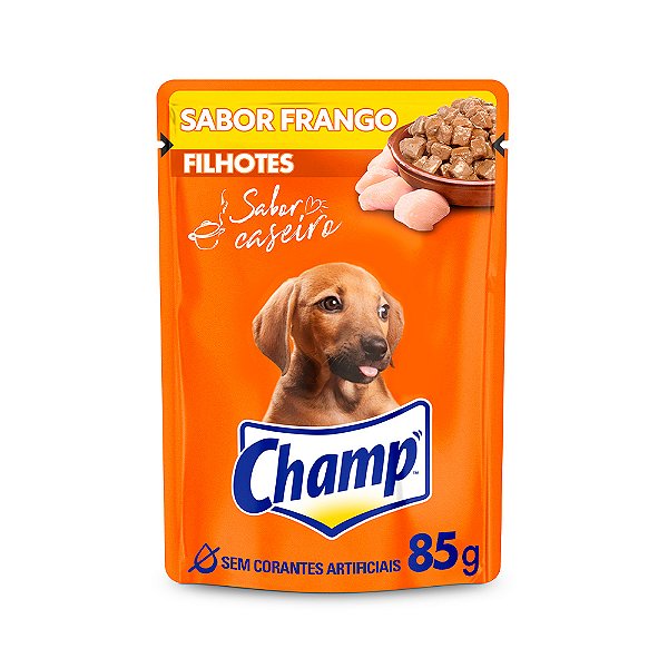 Sachê Champ Cães Filhotes Sabor Frango 85g