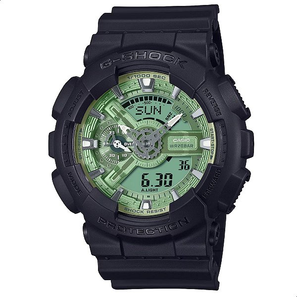 Relógio Masculino Casio G-Shock Verde GA-110CD-1A3DR