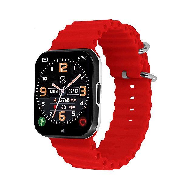 Relogio Champion Smart Watch Inteligente 033 Lançamento Prova D´Agua CH50033D + Pulseira Extra e Garantia de um ano