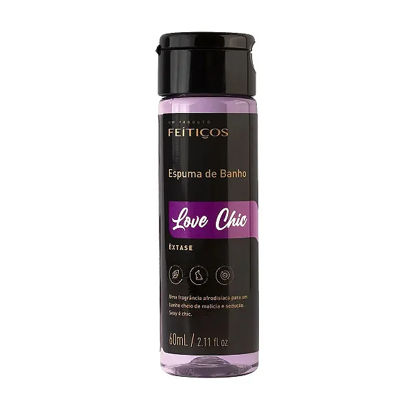 Espuma de Banho - Êxtase - 60 ml.