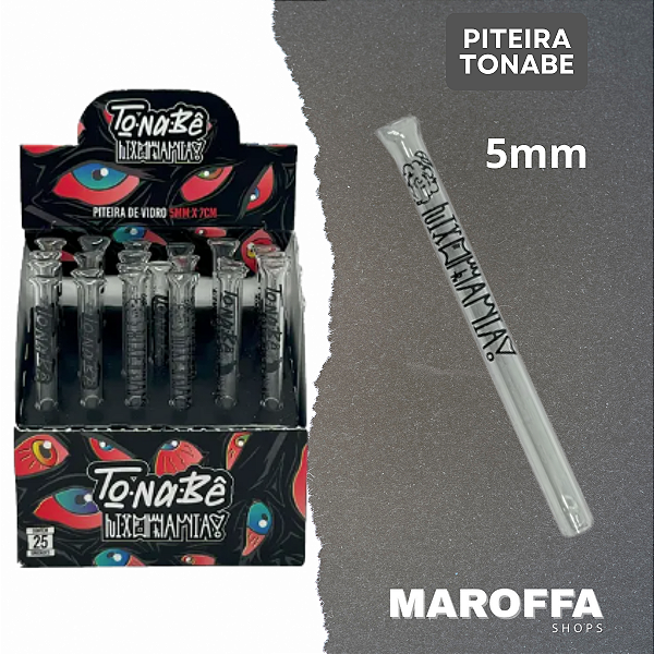 Piteira de Vidro Tonabe + Lixomania Collab.