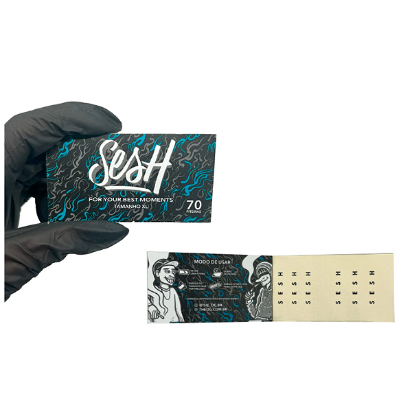 Piteira de Papel Sesh XL | 70 Piteiras por Livreto