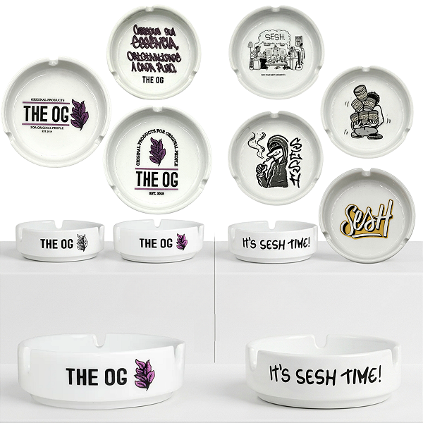 Cinzeiro de Porcelana | Cinzeiro Resistente para Tabacaria | The OG | SESH