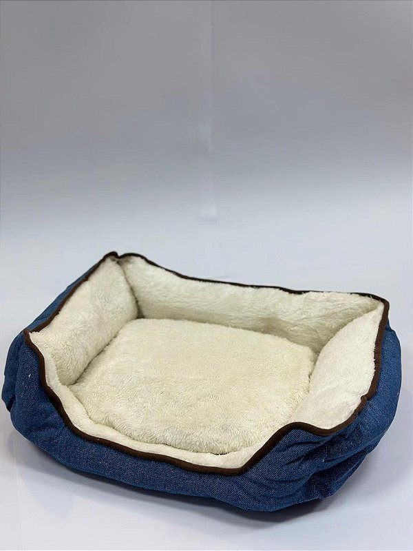 Cama para Pet Cão ou Gato 50x38x16cm (M) - Azul Claro