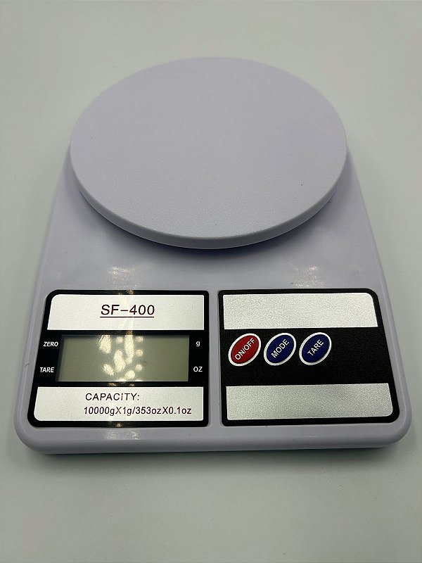 Balança Digital de Cozinha | Pesa até 10kg | Alta Precisão