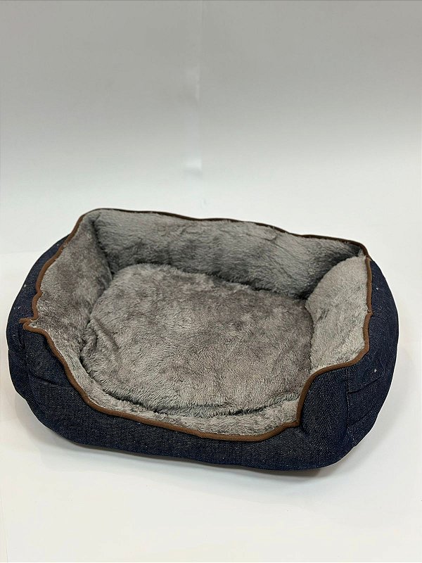 Cama para Pet Cão ou Gato 58X44X19cm (G) - Azul Escuro