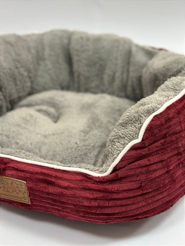 Cama para Pet Cão ou Gato 48x44x15cm (P) - Marsala
