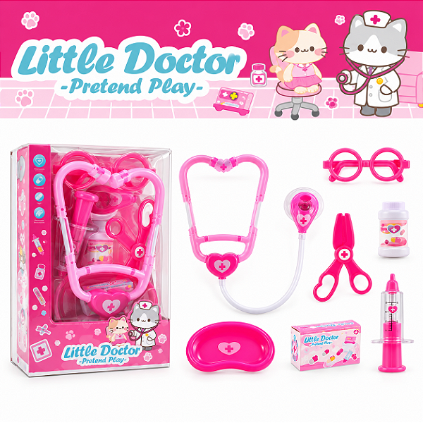 Maleta Kit Médico Infantil c/ Equipamentos Hospitalares