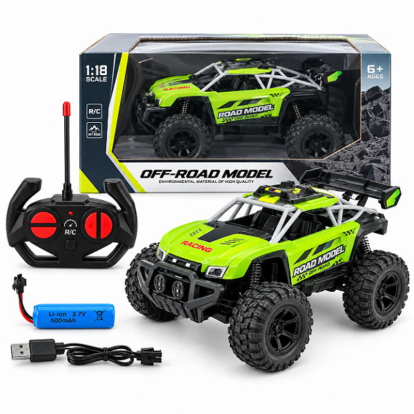 Carrinho Controle Remoto Off Road Cores Sortidas