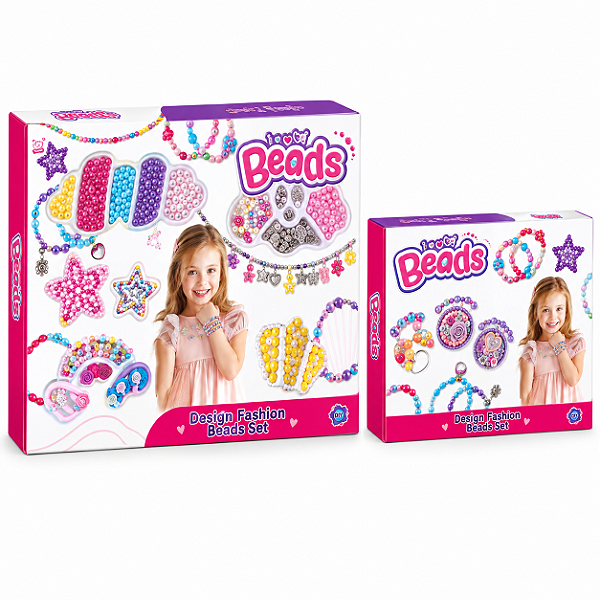 Brinquedo Conjunto de Miçangas Infantil p/ Artesanato