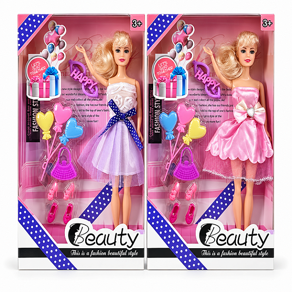 Boneca Fashion Beauty com Acessórios Modelo Sortido