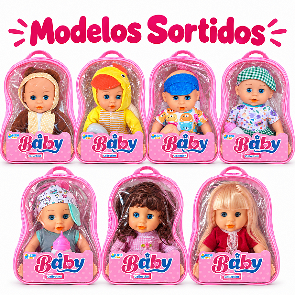 Boneca Infantil Baby Collection – Modelos Sortidos