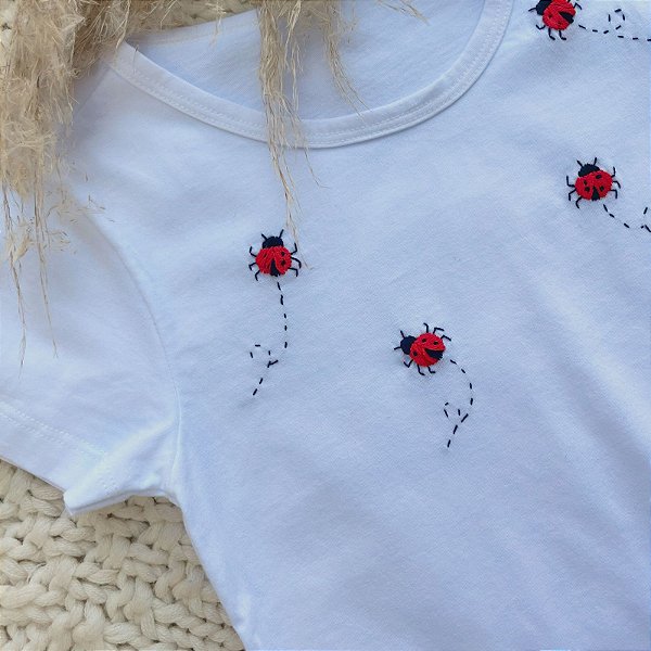 Camiseta Infantil Joaninhas