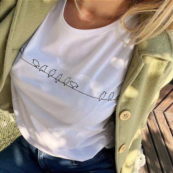 Camiseta Passarinhos