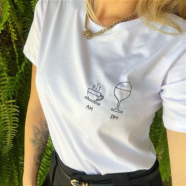 Camiseta AM PM Branca