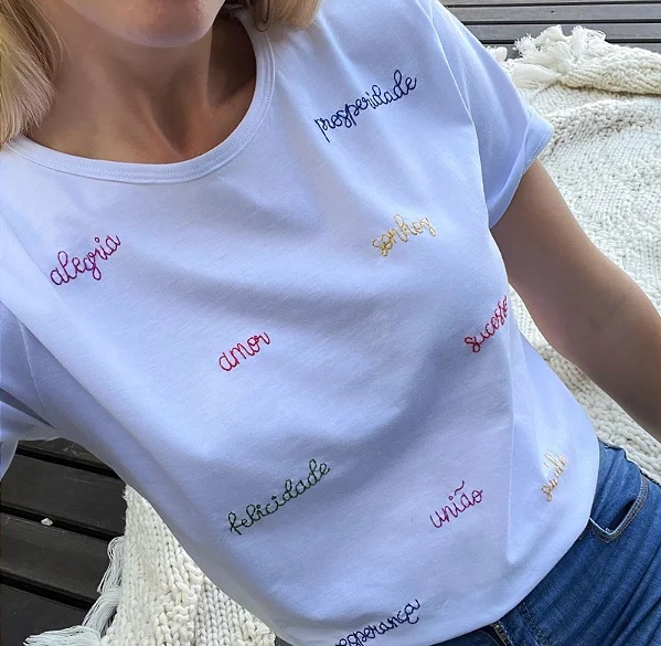 Camiseta Desejos - Pronta entrega - P - G1