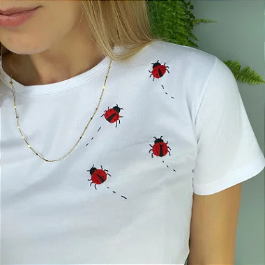 Camiseta Joaninhas - Pronta entrega - GG