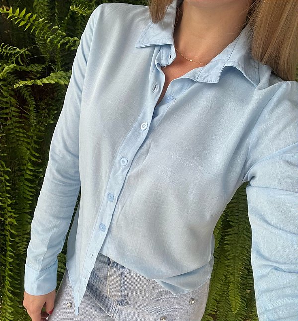 Camisa Azul Clara