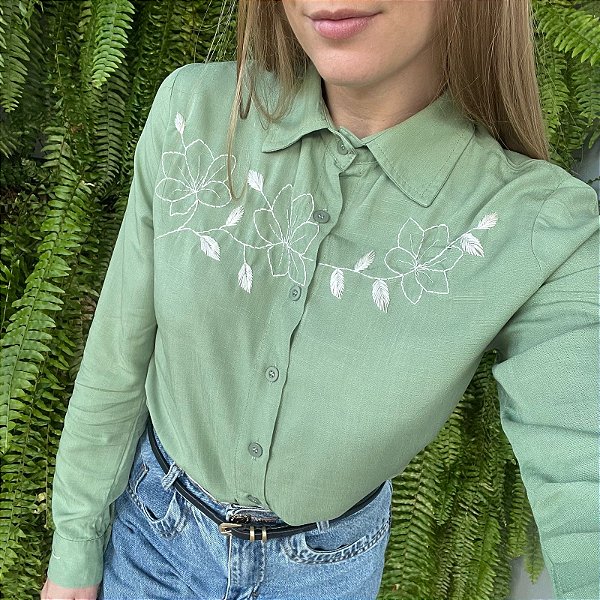Camisa Magnólias