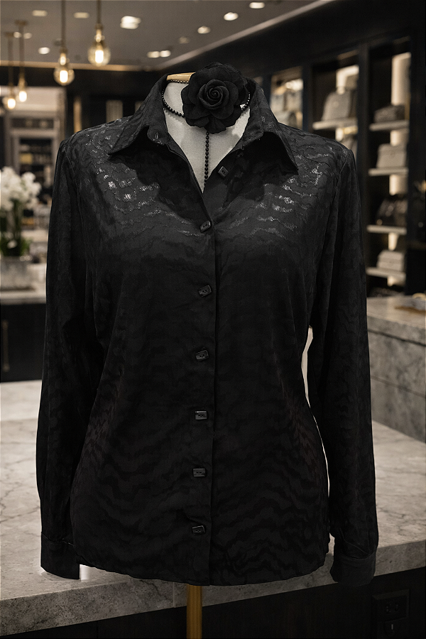 Camisa Social Acetinada