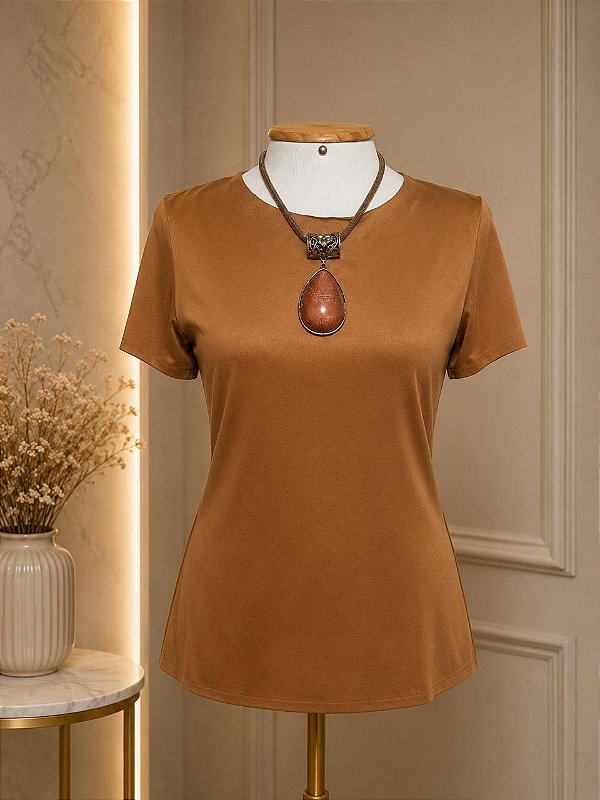 Blusa Feminina em Chamois