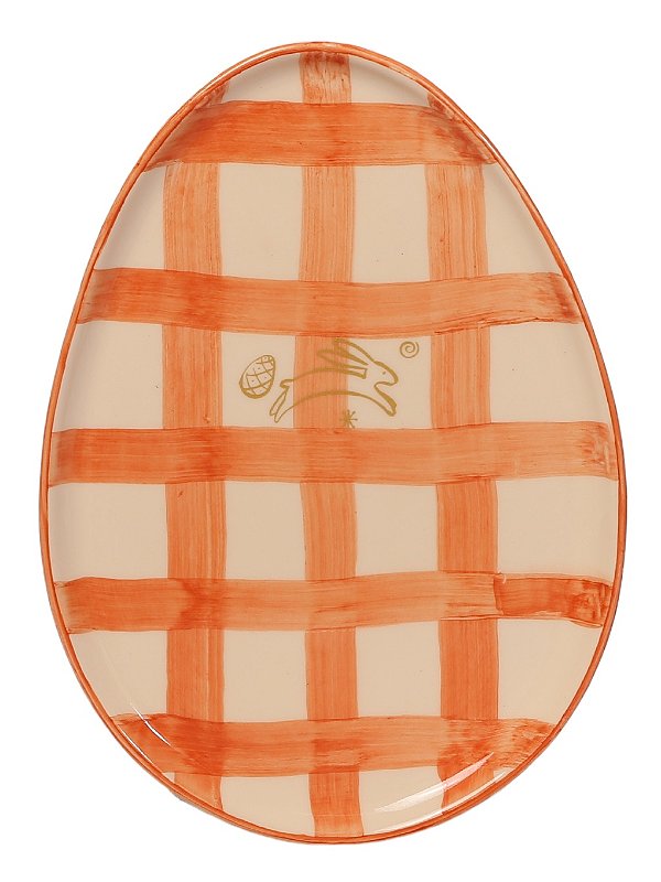 PRATO OVAL LARANJA