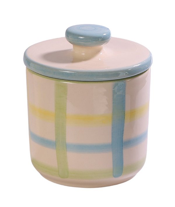 POTE COM TAMPA AZUL XADREZ