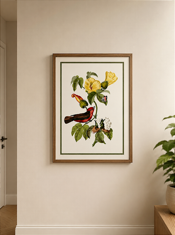 Quadro passarinho 💛