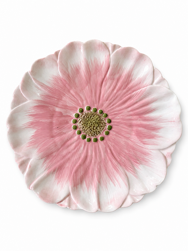 Prato Flora Cerâmica Raso (1 unidade)
