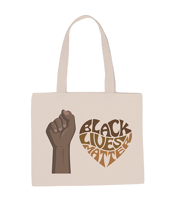 Ecobag G - Vidas Negras - Marrom