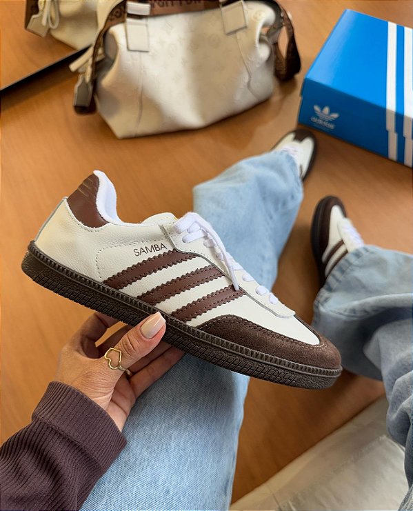 TÊNIS ADIDAS SAMBA OG COURO 34 AO 39