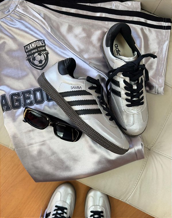 TÊNIS ADIDAS SAMBA COURO 34 AO 39