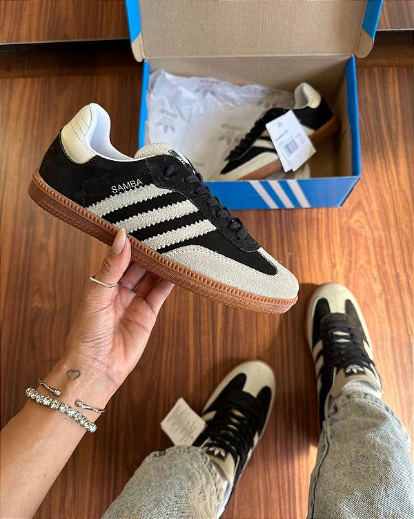 TÊNIS ADIDAS SAMBA COURO 34 AO 39
