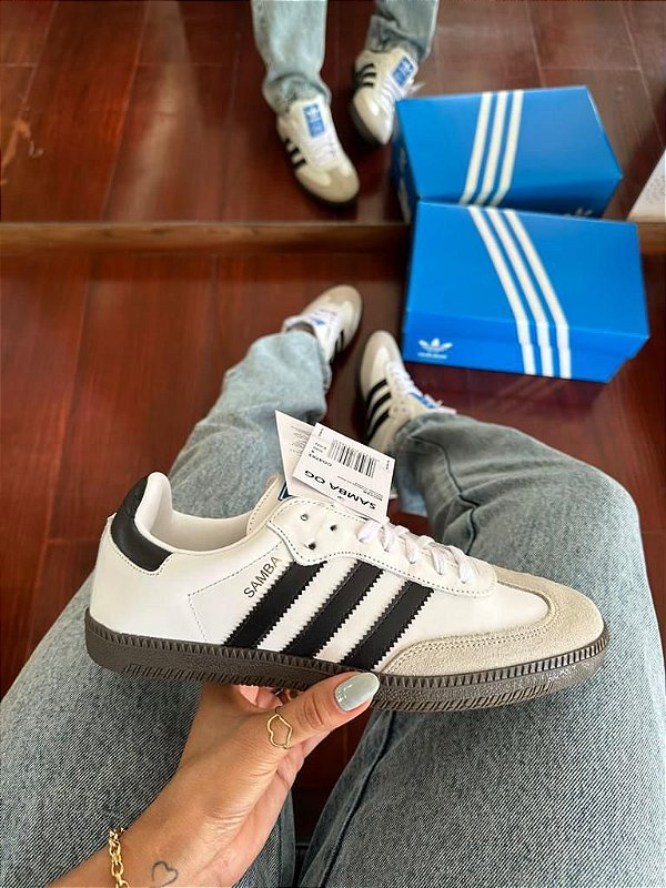 TÊNIS ADIDAS SAMBA COURO 34 AO 39