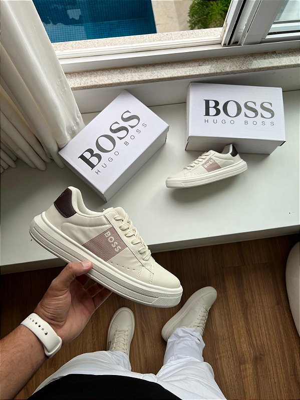 SAPATENIS BOSS COURO 38 AO 43