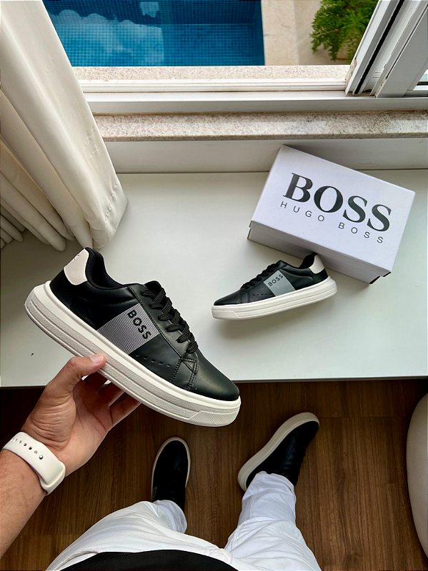 SAPATENIS BOSS COURO 38 AO 43